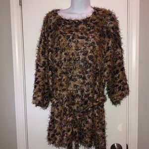 Cheetah/Animal Print,Women’s 1X, Dolman Sleeve top